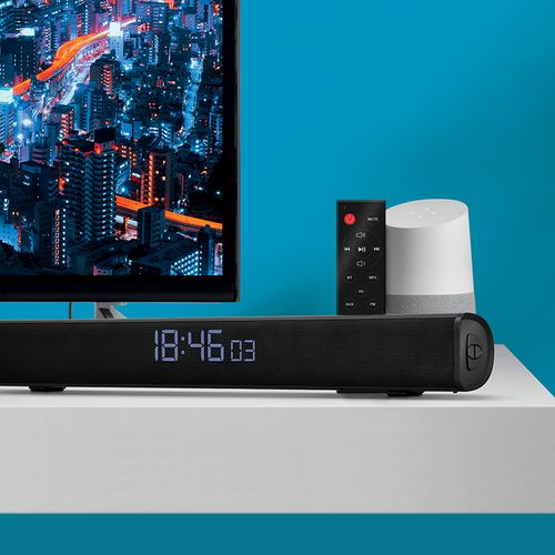 2 X 8 W BT5.0 SOUNDBAR SPEAKER, FM RADIO, CLOCK