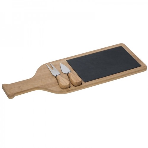 Cheese chopping board with slate plate CALAIS