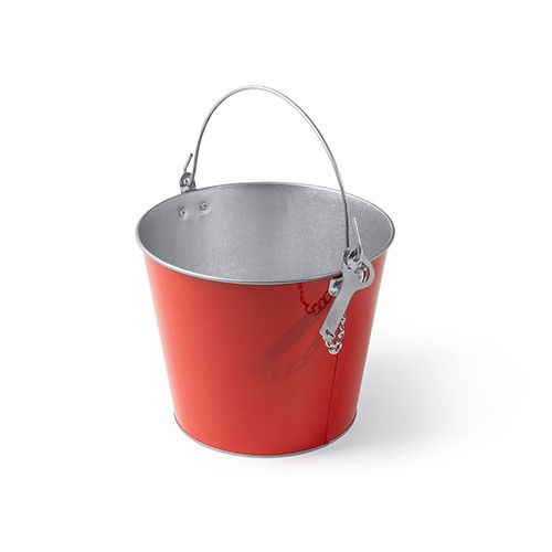 Seau en métal avec décapsuleur, 6L Monastier