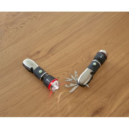 Linterna de metal 8 en 1 Amayah