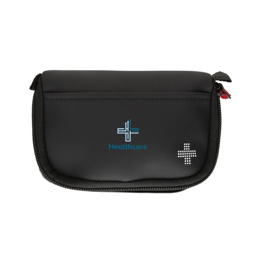 Estuche de primeros auxilios RCS de nobuk reciclado y PU