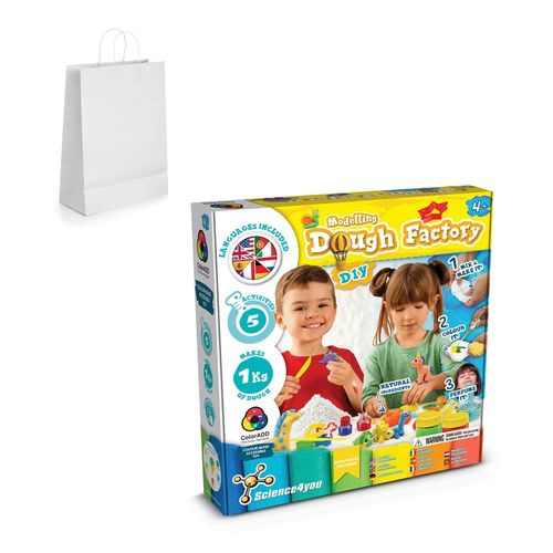 Modeling Dough Factory Kit III. Gra edukacyjna dostarczany z papierową torebką prezentową (100 g/m²)