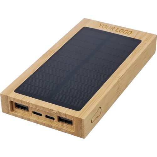 Bamboo solar power bank Elz