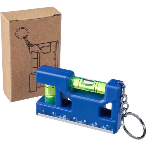 Porte-clés niveau à bulle en ABS recyclé Indira