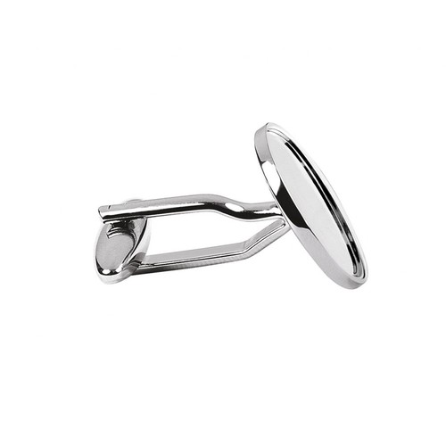 ROUND CUFFLINKS RECESSED 16 mm