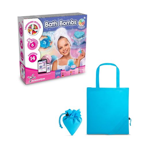 Bath Bombs Kit V. Juguete educativo suministrado con una bolsa de regalo plegable de 190T