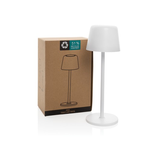 Lampe de table rechargeable par USB en plastique RCS Zenic