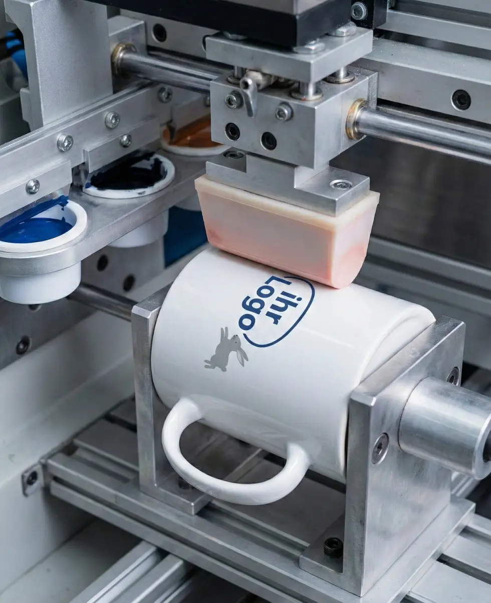 oster-werbeartikel-bedruckt-durch-tampondruck-maschine-produktion