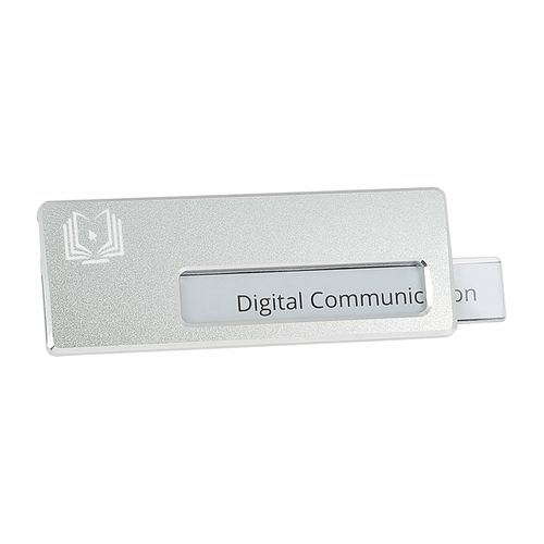 BADGE ALUMINIUM 7 X2.5 CM