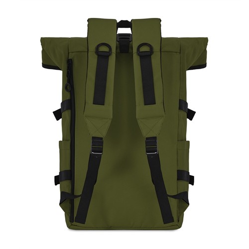 ROLL-UP LAPTOP RUCKSACK IN POLYESTER 600D