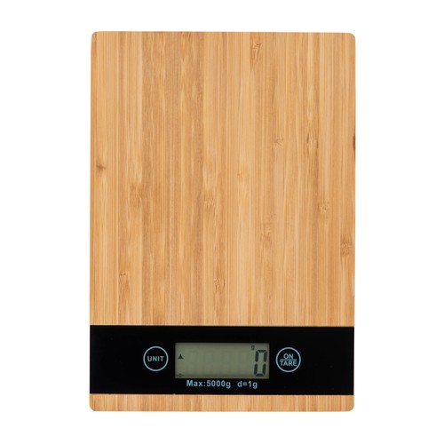 Digital bamboo kitchen scale