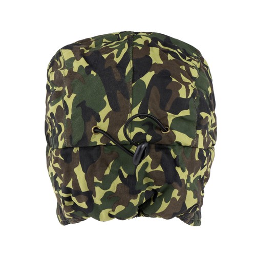 CASQUETTE CAMOUFLAGE 4 PANNEAUX EN PILE POLAIRE ET POLYESTER
