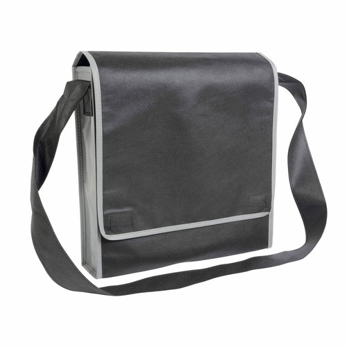 80 g/m2 non-woven fabric postman bag with velcro closure and shoulder strap