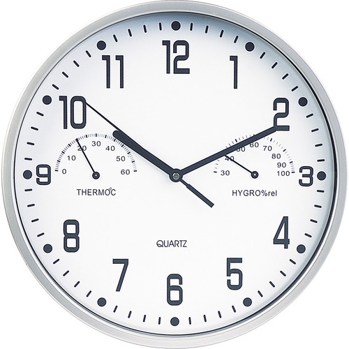 HORLOGE MURALE EN PLASTIQUE ET VERRE AMOVIBLE AVEC VIS