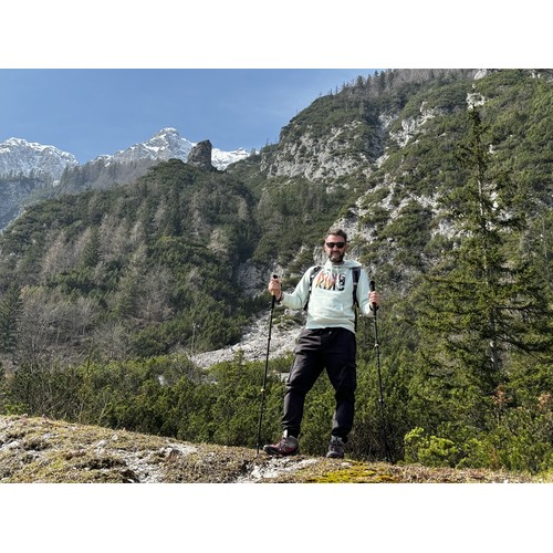 Trekking poles DENALI Schwarzwolf