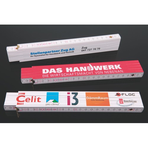 Beech wood folding rule