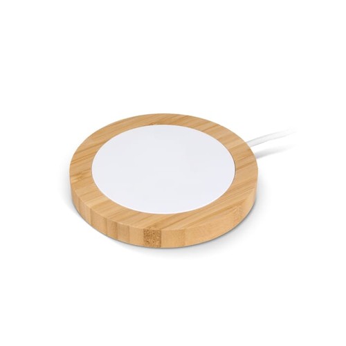 Bezprzewodowa ładowarka bambusowa i RABS 15W