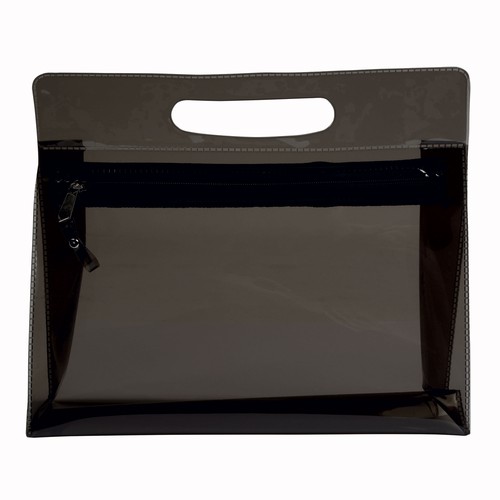 Belleza en PVC con cierre de cremallera y asa