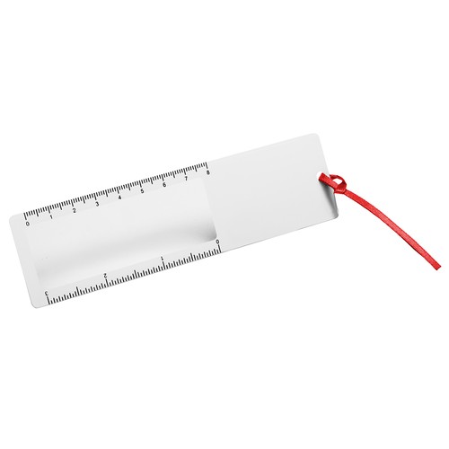 Bookmark with magnifier