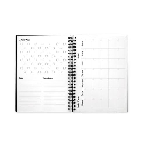 STARTER KIT INFINITE PLANNER A5. Set bestaat uit een “”infinite Diary“”, schoonmaakset, marker en markerhouder