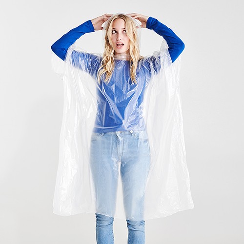 Adult poncho with keychain. Tabo