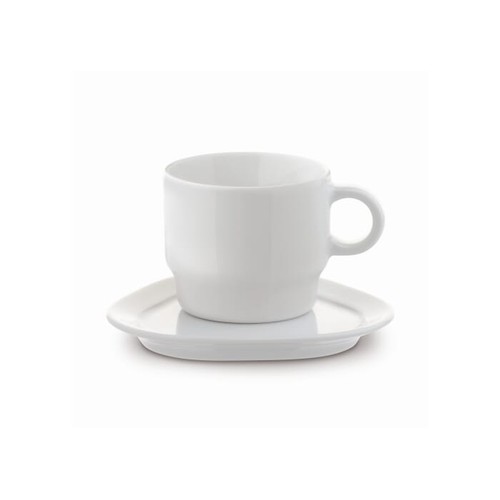 Cup triangle saucer Satellite 180ml