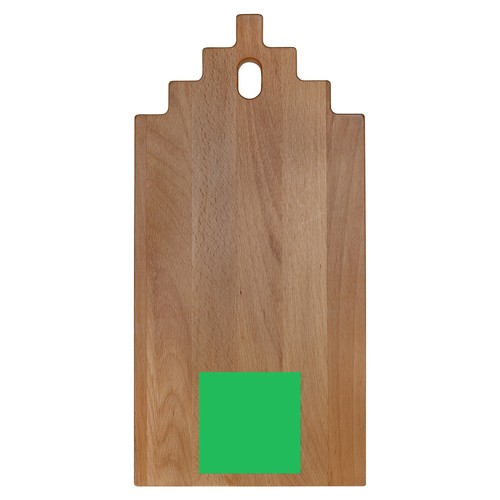 Plank trapgevelhuisje beuken 35x17 cm