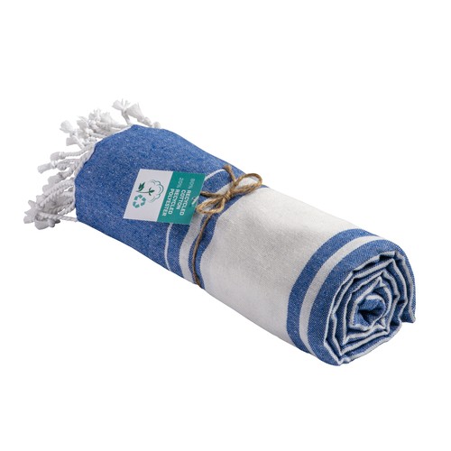 Beach towel /pareo in recycled cotton 180 gr/m2