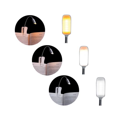 FLEXIBLE READING LED LAMP WITH CLAMP