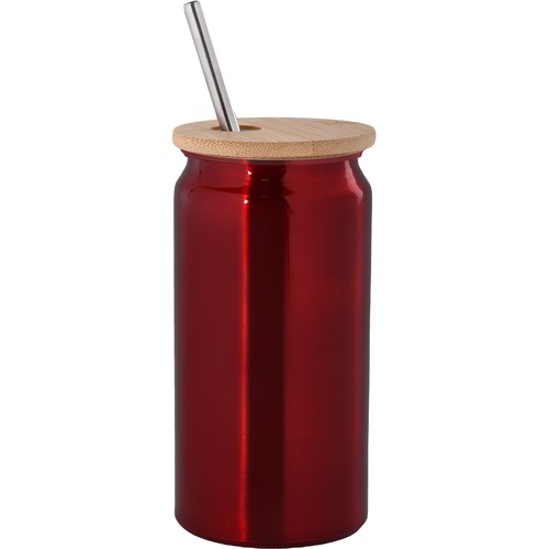 380 ML MUG IN RECYCLED ALUMINIUM, BAMBOO AND STAINLESS STEEL