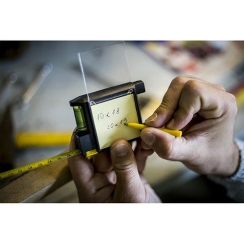 Measuring tape 2m, spirit level, memo pad, ball pen | Lincoln