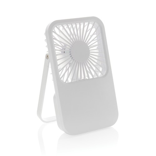 Aervina RCS recycled plastic re-chargeable desk fan