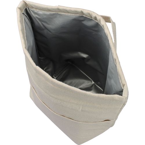Recycled cotton (220 gsm) rolltop cooler bag Faith