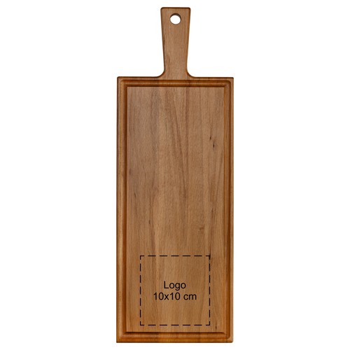 Beech board with handle 48x17 cm
