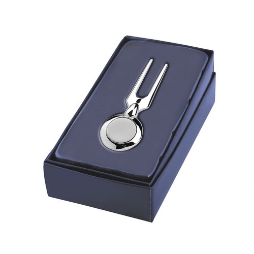 PITCH FORK "GOLF"-SHINY METAL- d=20 mm