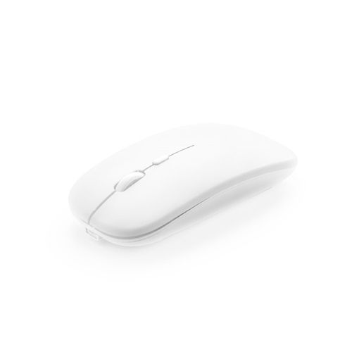 KHAN. Wireless mouse with 500mAh battery in recycled ABS (100% rABS)