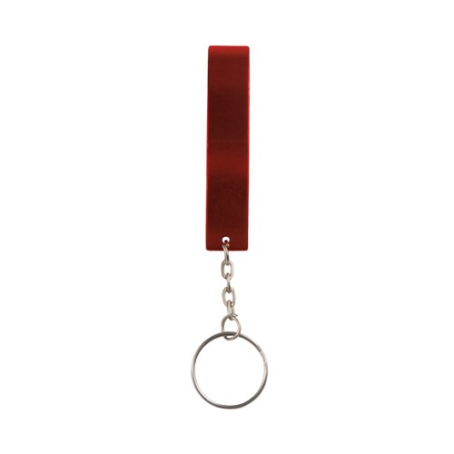 Aluminium key ring with bottle opener