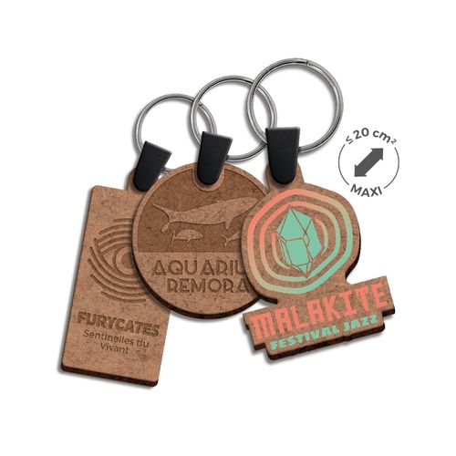 20CMv MAX 3MM THICK MDF  KEYRING