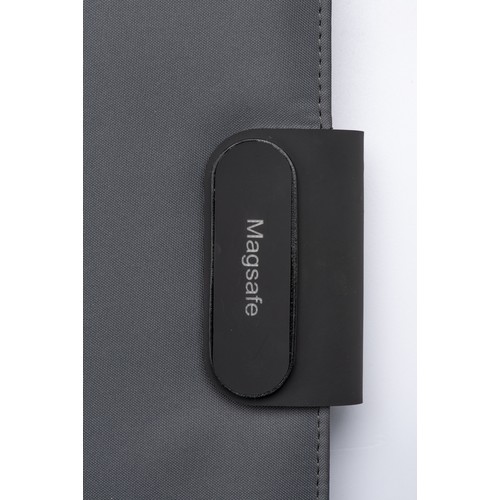 A4 organizer folder in Rpet with lock and magnetic closure that lights up