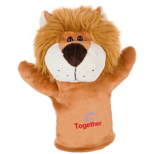 Plush lion, hand puppet | Hunter