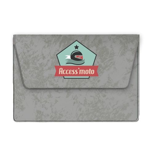 POCHETTE VOYAGE 2 P PVC MARBRE