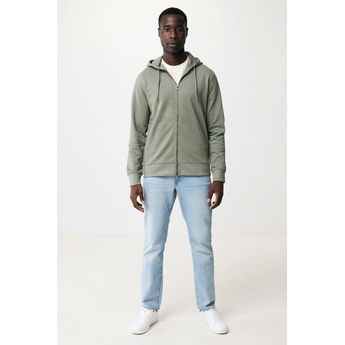 IQONIQ Abisko gerecycled katoen hoodie met rits