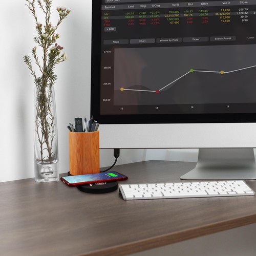 10W charging base and desktop air filtering plant