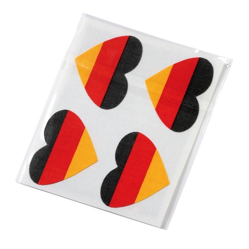 Fan tape "Heart", set of 4