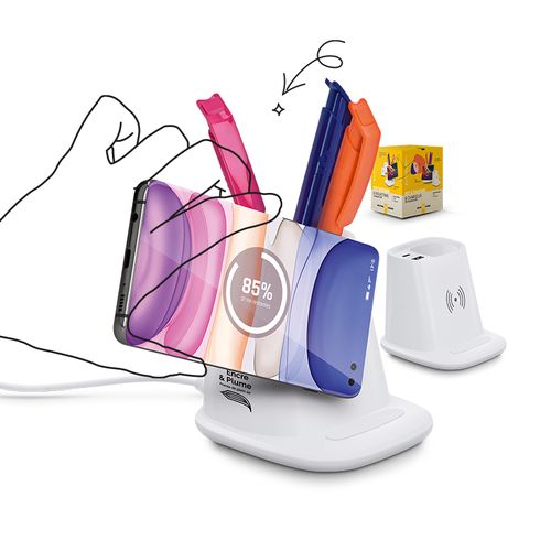 INDUCTION CHARGER AND PEN POT