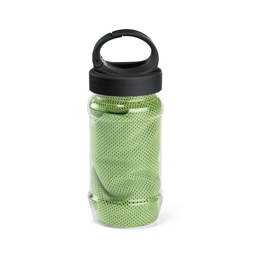 ARTX PLUS. Ensemble de bouteille en PP et PET et serviette de sport en polyamide et polyester
