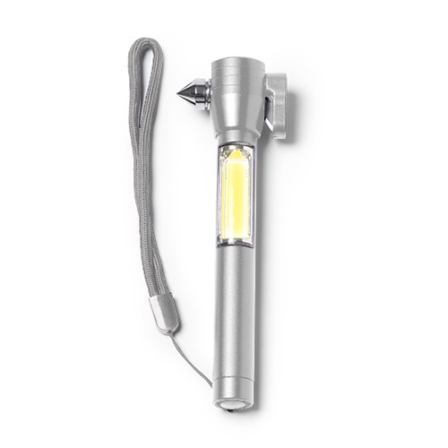 Multi-purpose aluminum torch, with hammer, glass b Lilian