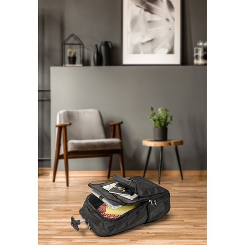 AVENIR. Plecak na kółkach na laptopa 17" z 1680D i 300D