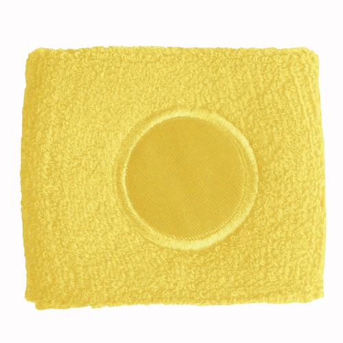 Customisable terry sweat wristband (75% cotton/10% nylon/15% spandex)