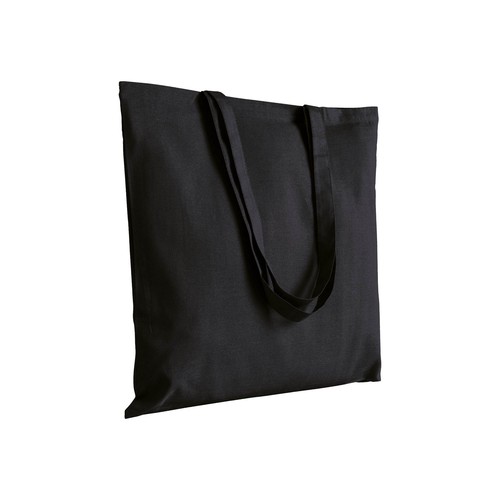 120 g/m2 recycled cotton shopper bag, long handles.